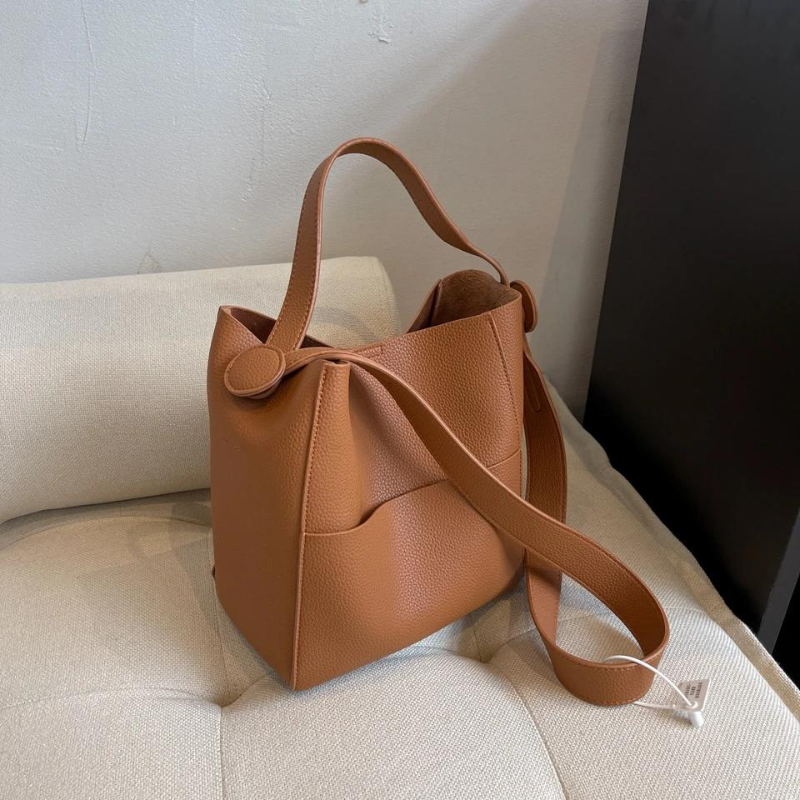 CAMILLE - Grand Sac à Main Bandoulière Cuir Souple Grainé