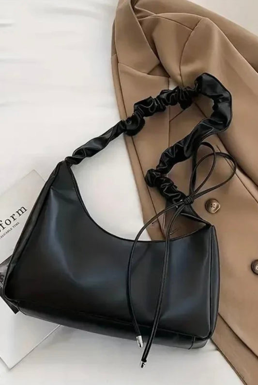 LILOU - Petit Sac à Main Rigide en Bandoulière
