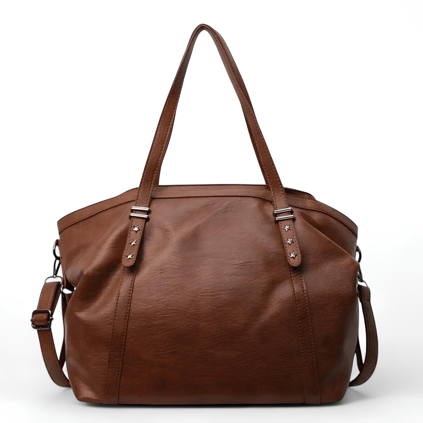 MIA - Grand Sac à Main de Cours en Cuir