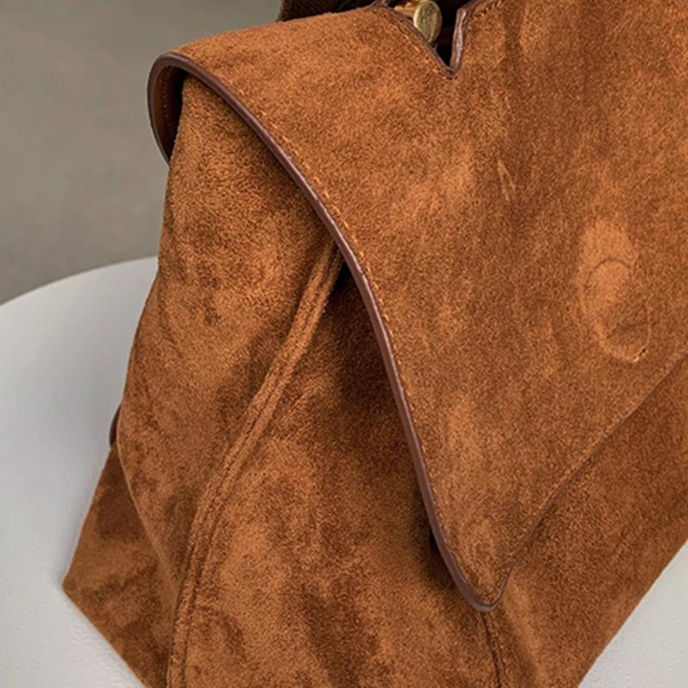 FABIOLA - Sac a Main Bandouliere en Daim