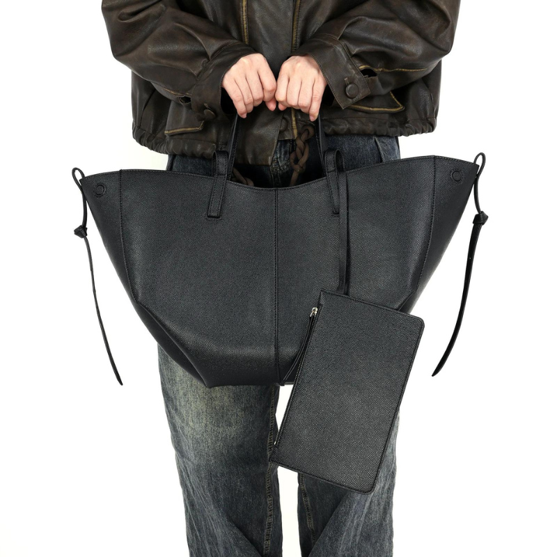 ÉLOISE - Grand Sac à main Cabas Cuir Grainé