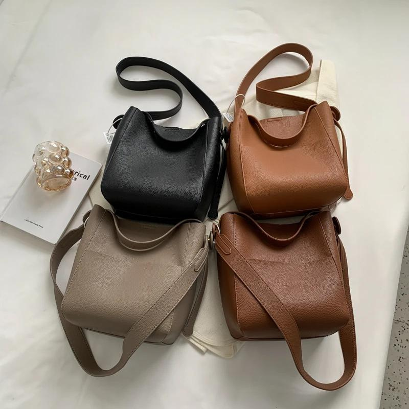 CAMILLE - Grand Sac à Main Bandoulière Cuir Souple Grainé