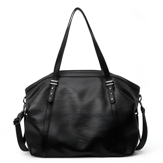 MIA - Grand Sac à Main de Cours en Cuir