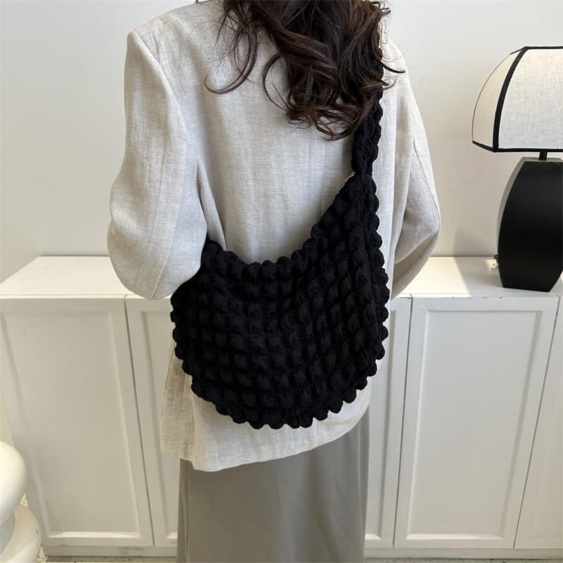 POUF - Sac à Main en Plaid à Bandoulière