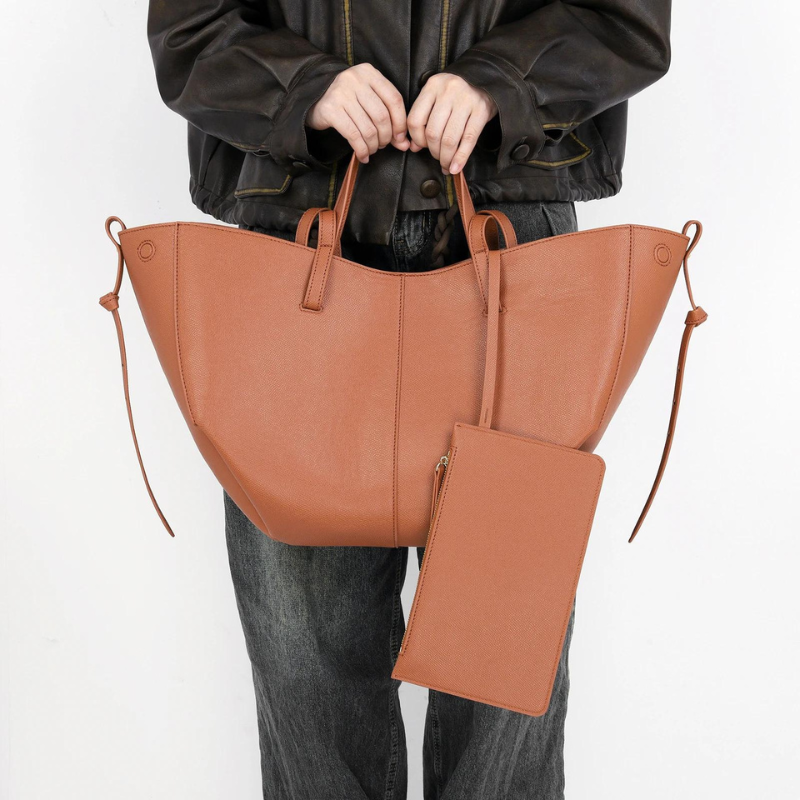 ÉLOISE - Grand Sac à main Cabas Cuir Grainé