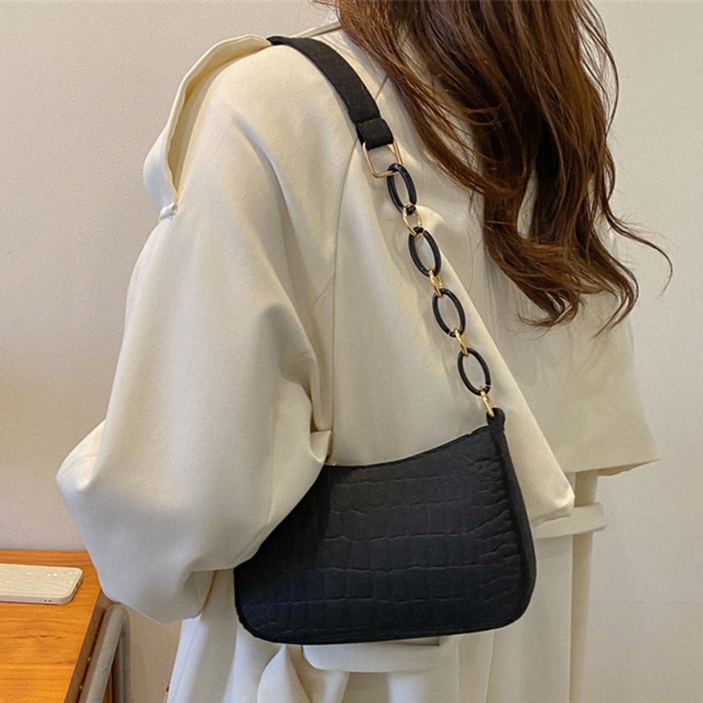 VANA - Petit Sac à Main Bandoulière en Croco