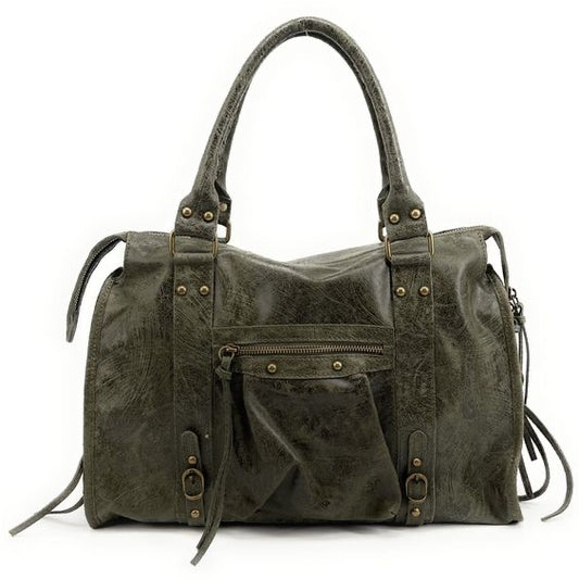 VAIA – Sac à main en cuir brossé italien