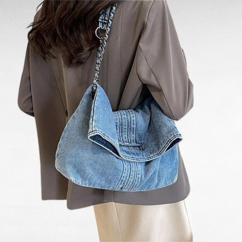 OVY - Sac à Main Bandoulière en Jean