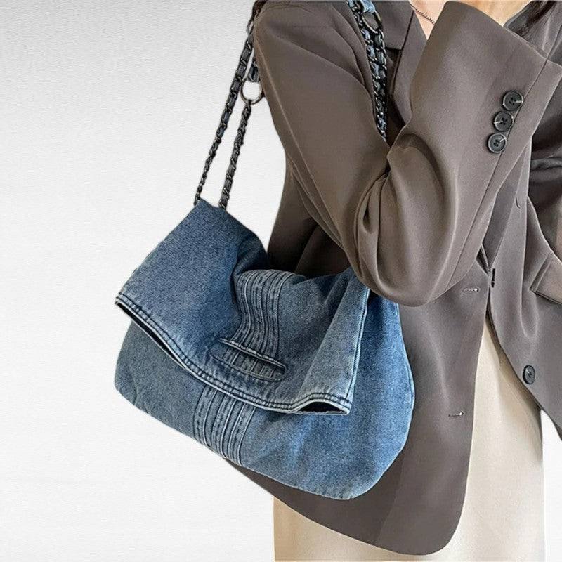 OVY - Sac à Main Bandoulière en Jean