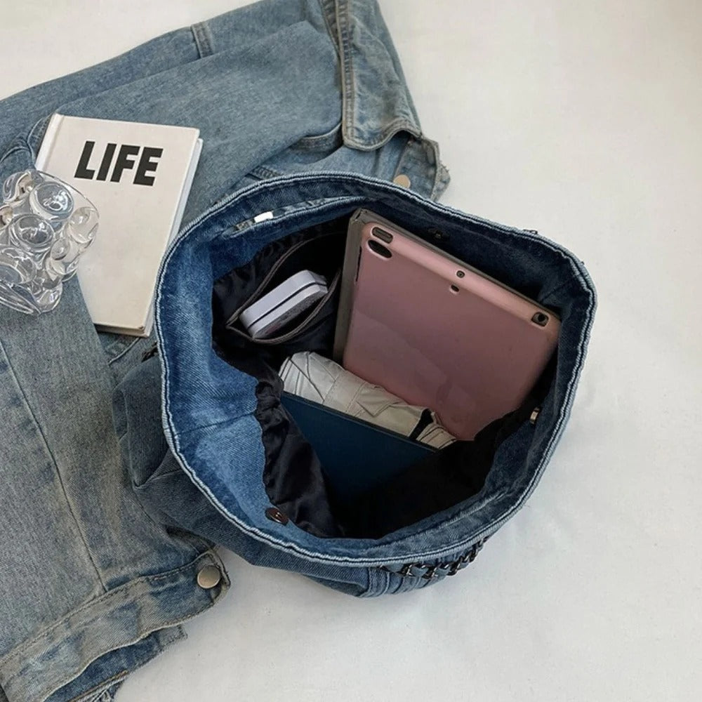 OVY - Sac à Main Bandoulière en Jean