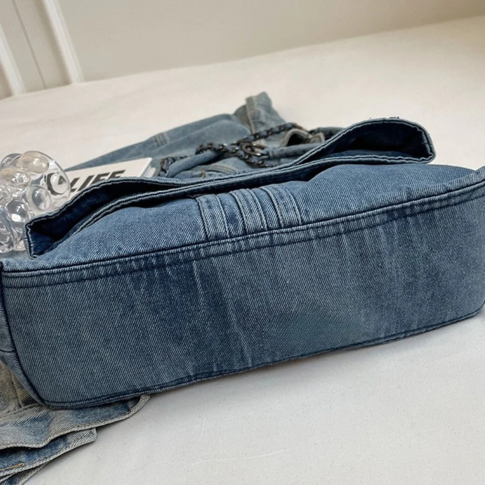OVY - Sac à Main Bandoulière en Jean