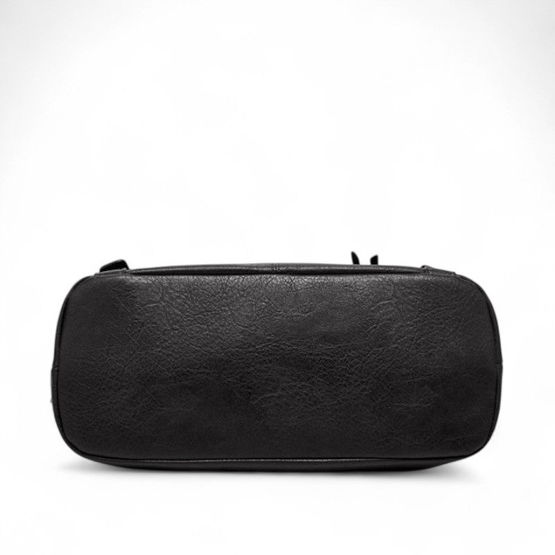 CHIARA - Grand Sac à Main de Cours Multipoches avec Pochette