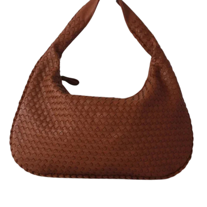 CLARA - Grand Sac à Main Tendance Tissé en Cuir