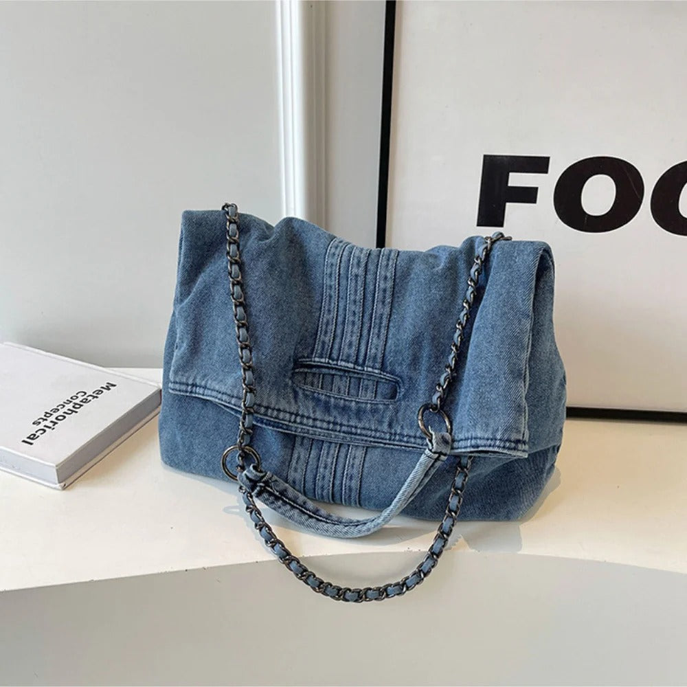 OVY - Sac à Main Bandoulière en Jean