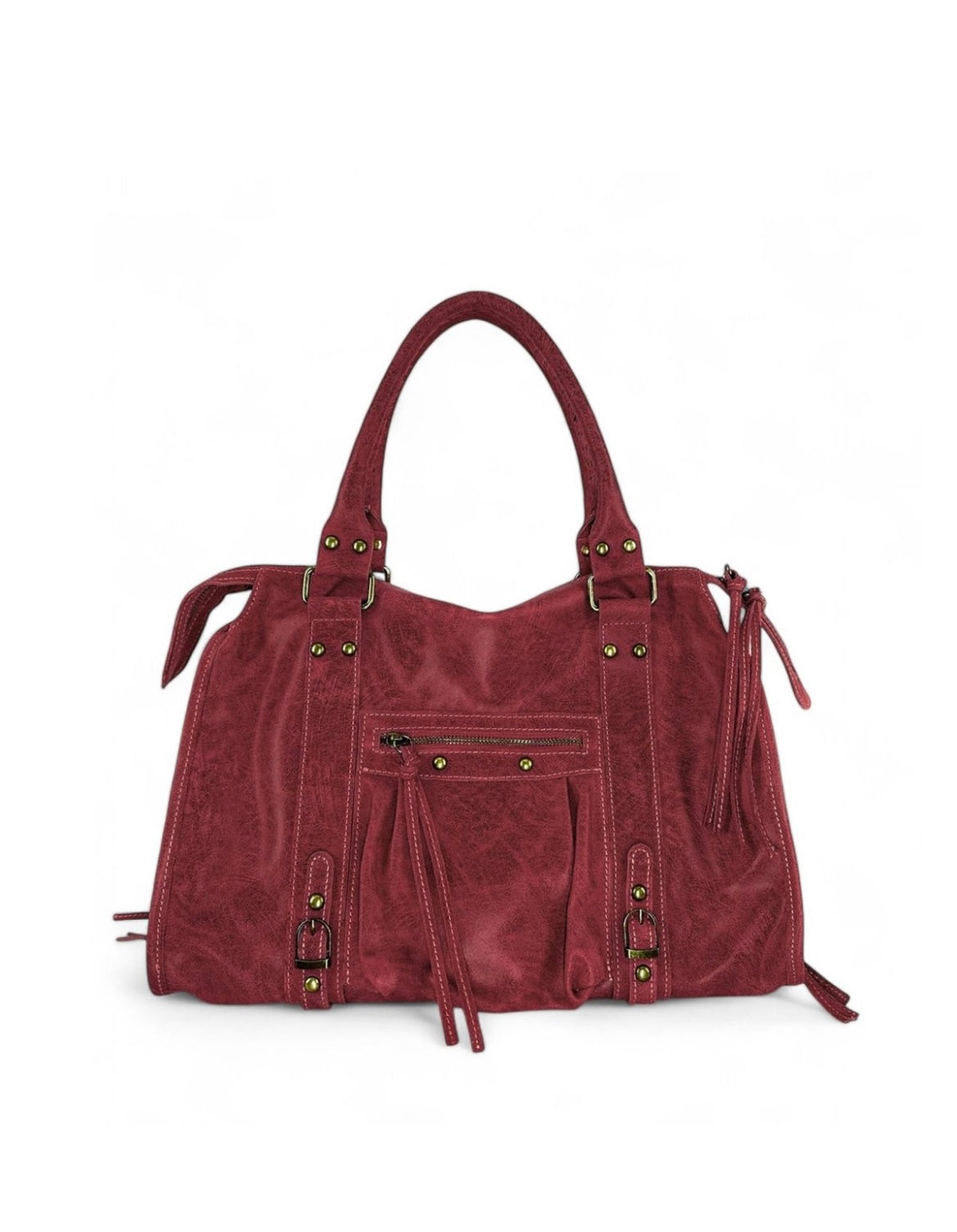 VAIA – Sac à main en cuir brossé italien
