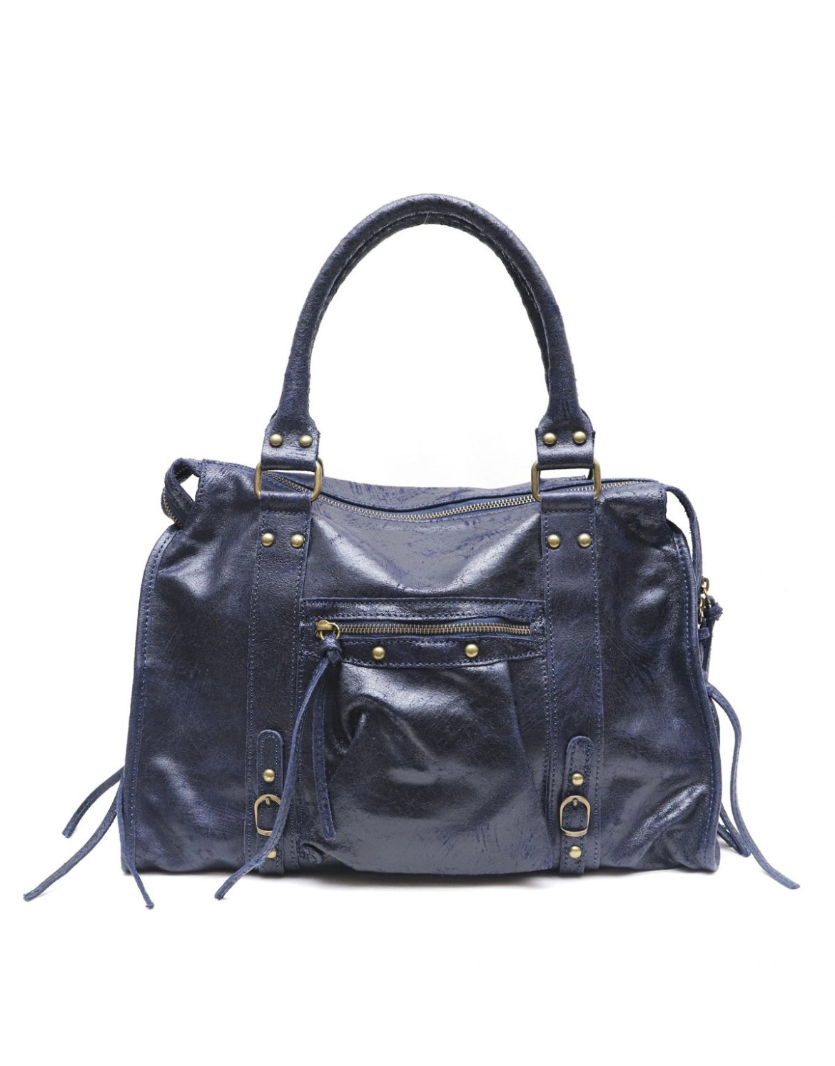 VAIA – Sac à main en cuir brossé italien