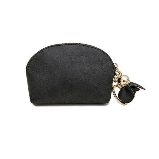 Mini Pochette en Cuir Zippé
