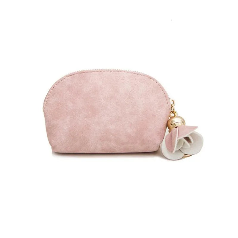 Mini Pochette en Cuir Zippé