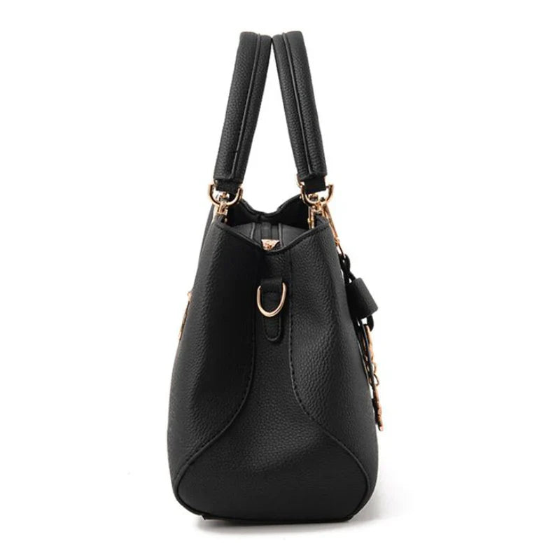 EUTERPE - Sac à Main Spacieux à Bandoulière en Cuir Grainé
