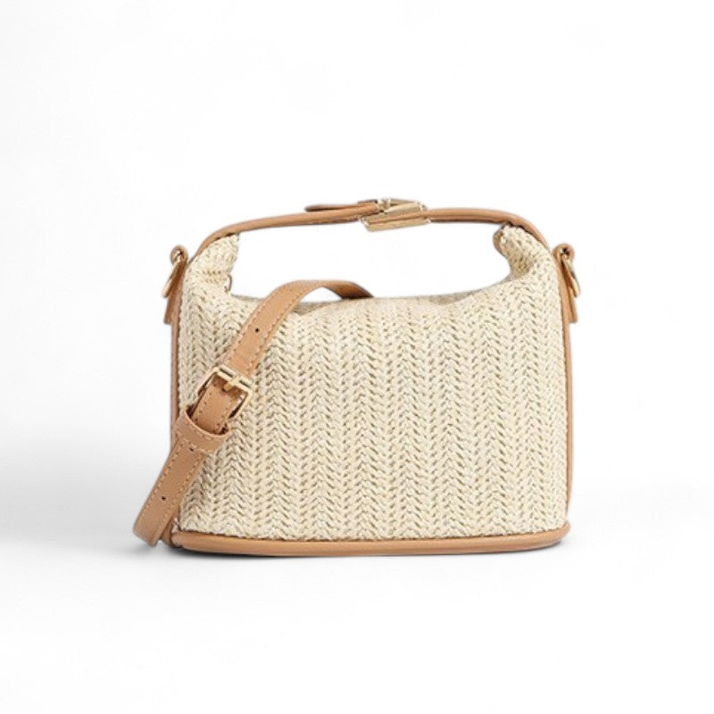 JALI - Petit Sac à Main à Bandoulière en Paille