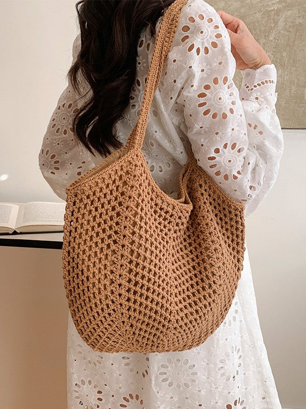 ANNIE - Sac à Main de Plage Souple Brodé