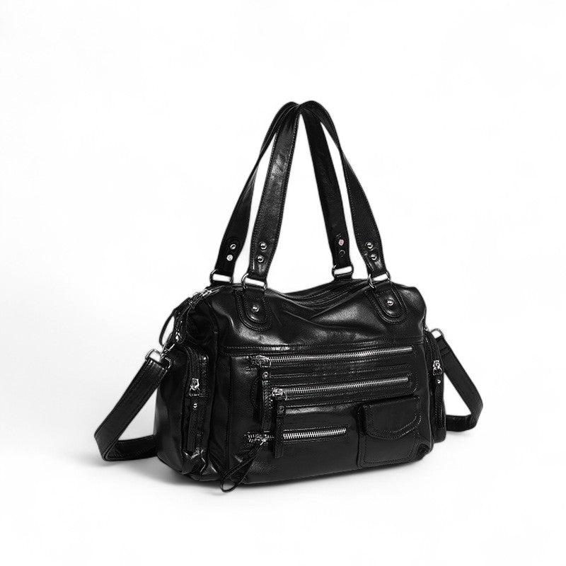 MARY - Sac à Main en Cuir Rétro Multipoches
