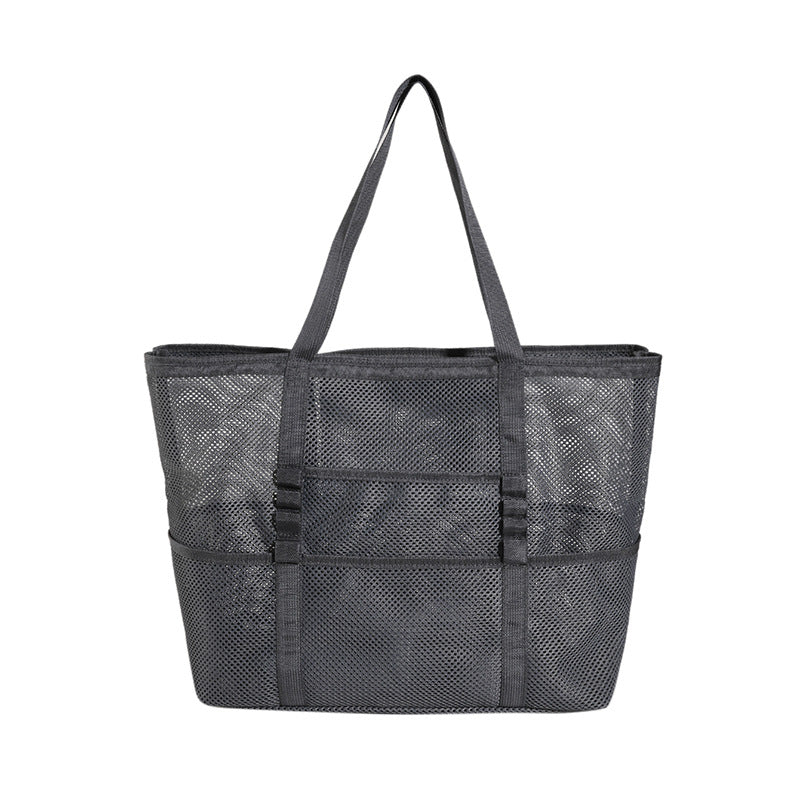 NELLY - Grand Sac à Main de Plage Transparent
