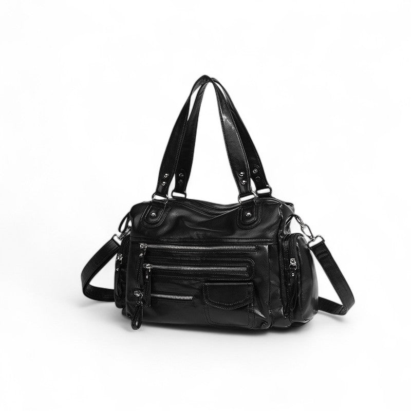 MARY - Sac à Main en Cuir Rétro Multipoches