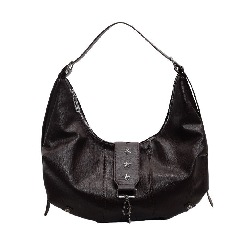 VANDEN - Sac à Main Besace de Cours en Cuir