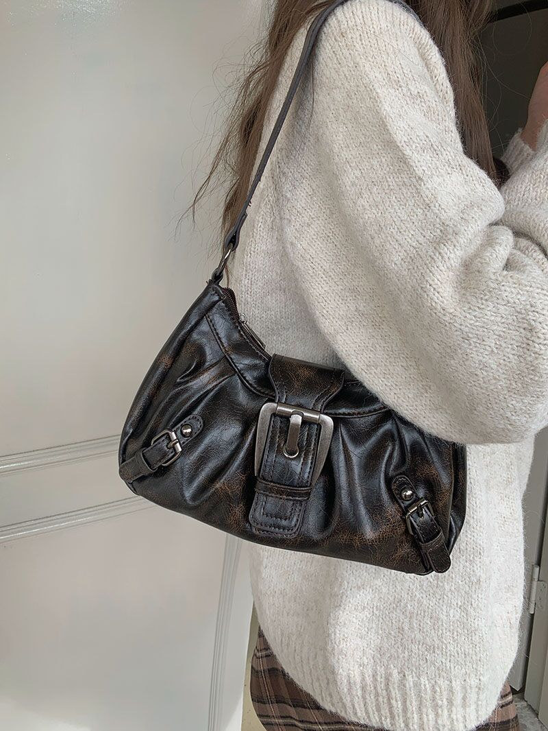 KAREN - Petit Sac à Main en Cuir Rétro