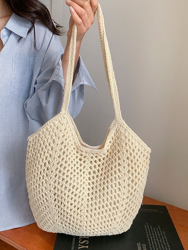 ANNIE - Sac à Main de Plage Souple Brodé
