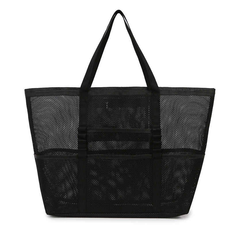 NELLY - Grand Sac à Main de Plage Transparent