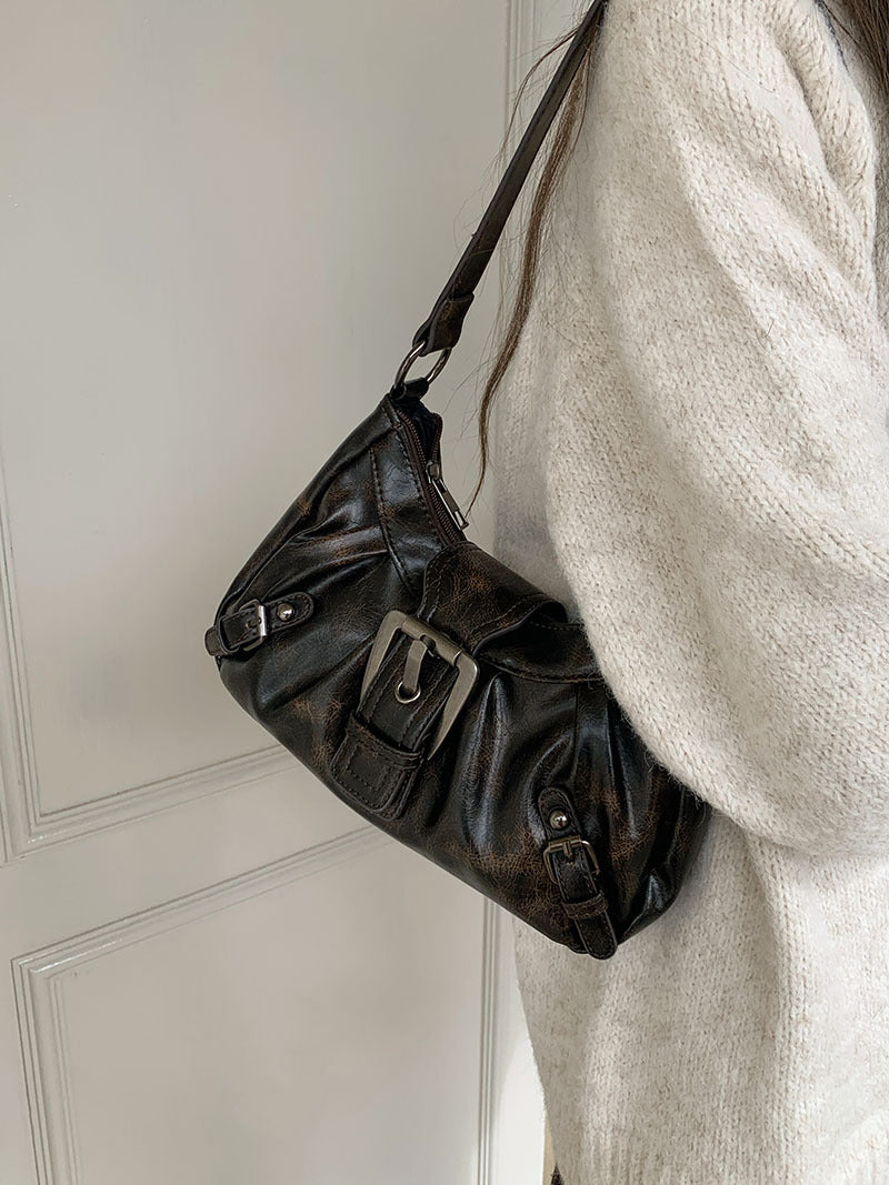 KAREN - Petit Sac à Main en Cuir Rétro