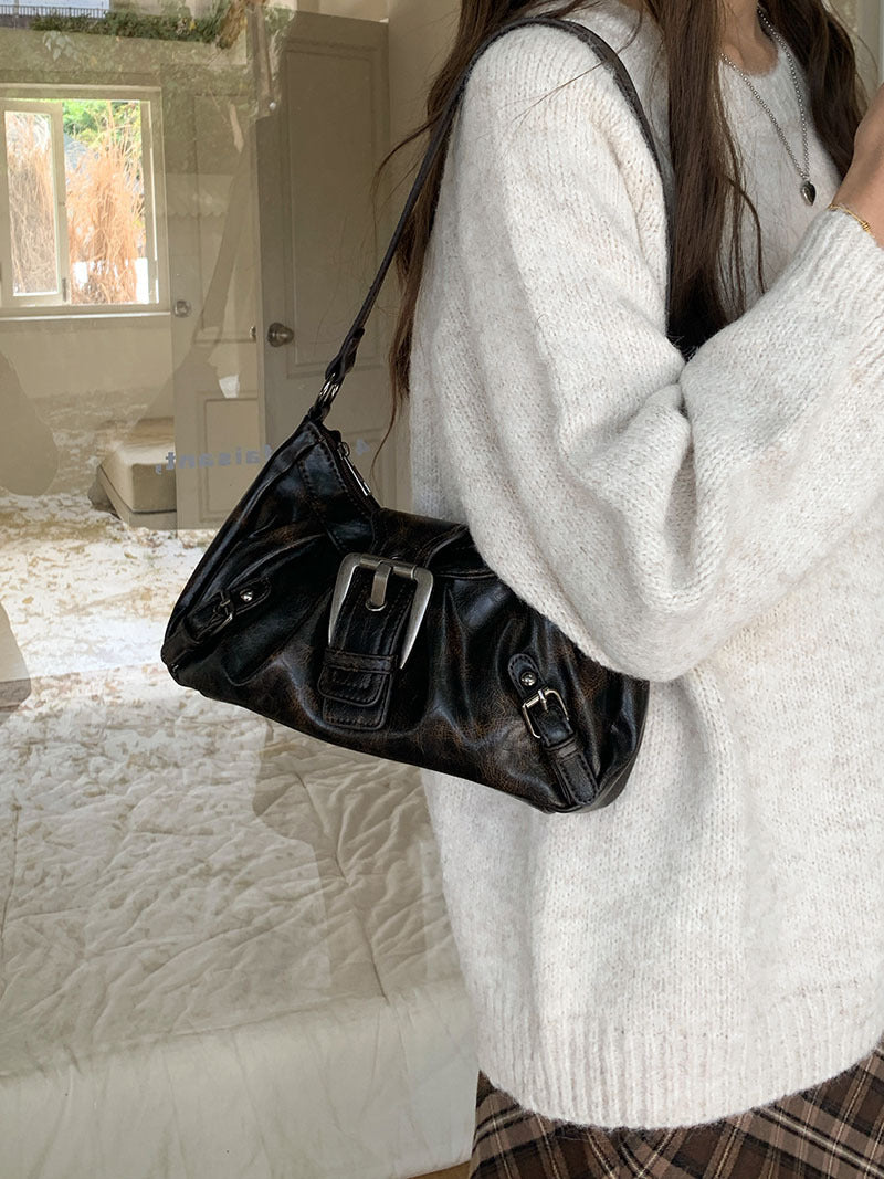 KAREN - Petit Sac à Main en Cuir Rétro