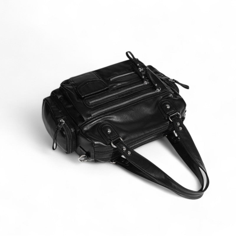 MARY - Sac à Main en Cuir Rétro Multipoches