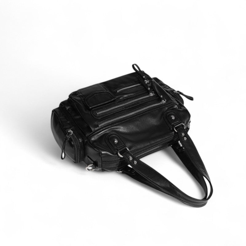 MARY - Sac à Main en Cuir Rétro Multipoches