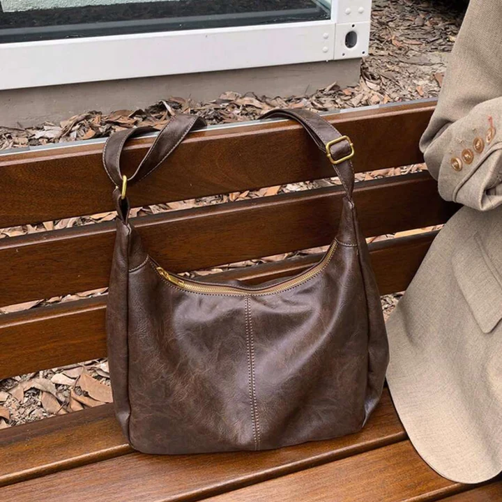 ELSA- Sac à Main Bandoulière Tendance en Cuir