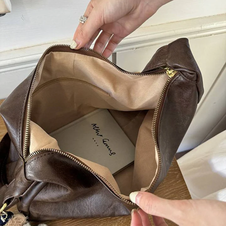 ELSA- Sac à Main Bandoulière Tendance en Cuir