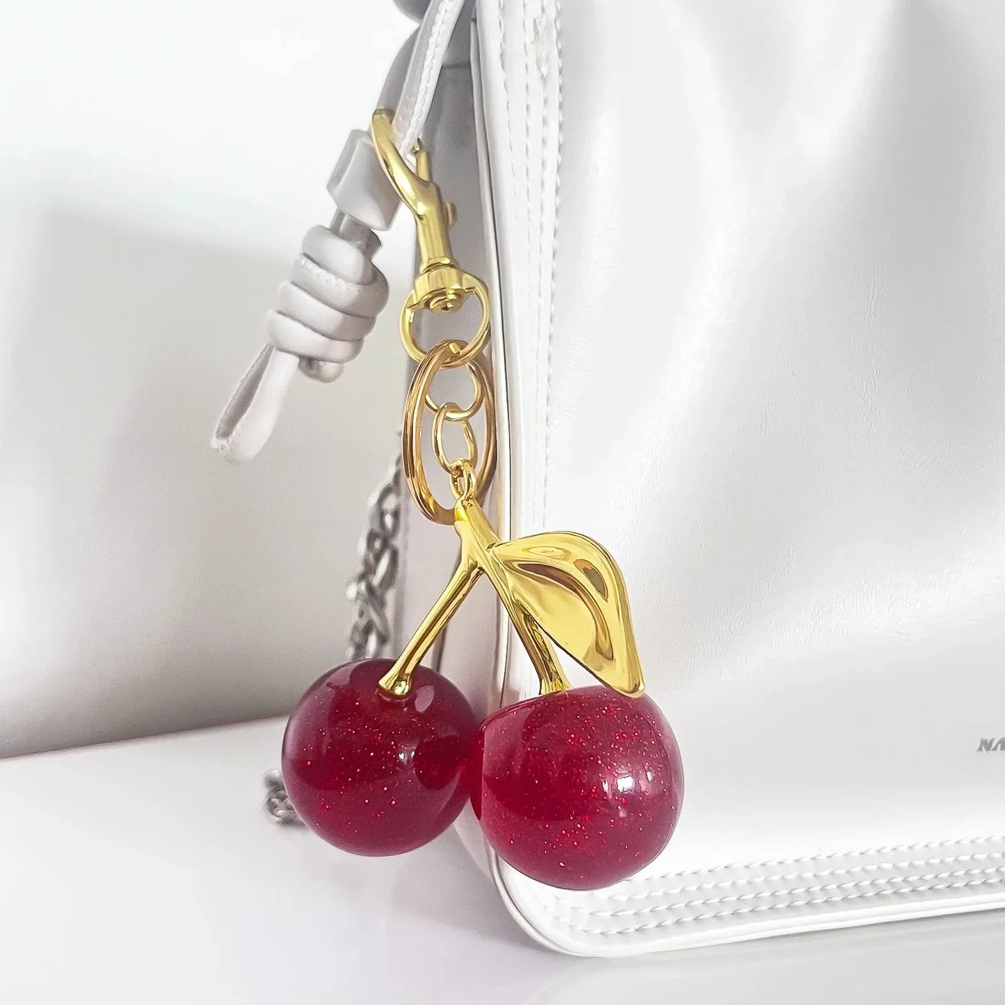 Porte-Clés en Métal style Cerise