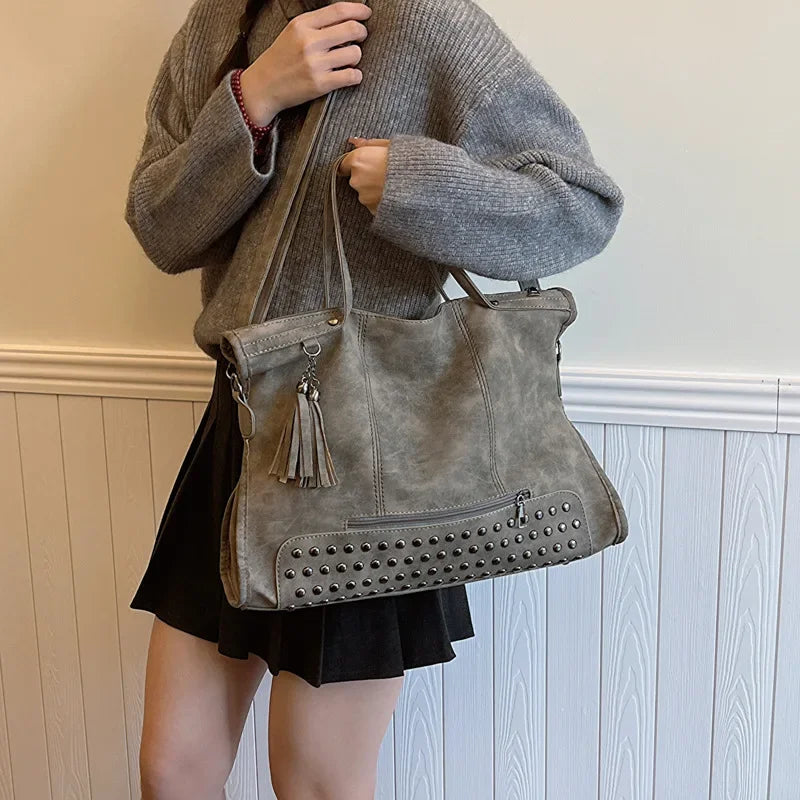 CLIA - Sac à Main de Cours Rétro à Bandoulière