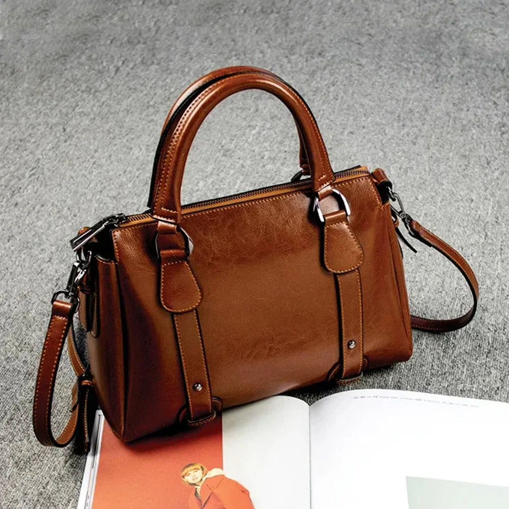 KORE - Sac à Main en Cuir à Bandoulière