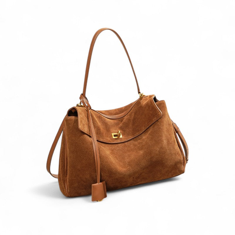 KELLY - Grand Sac à Main Chic en Daim