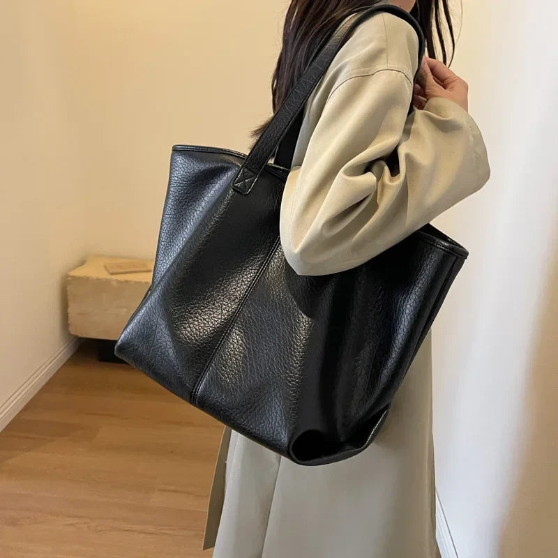NALA - Grand Sac à Main Tote Bag Tendance en Cuir