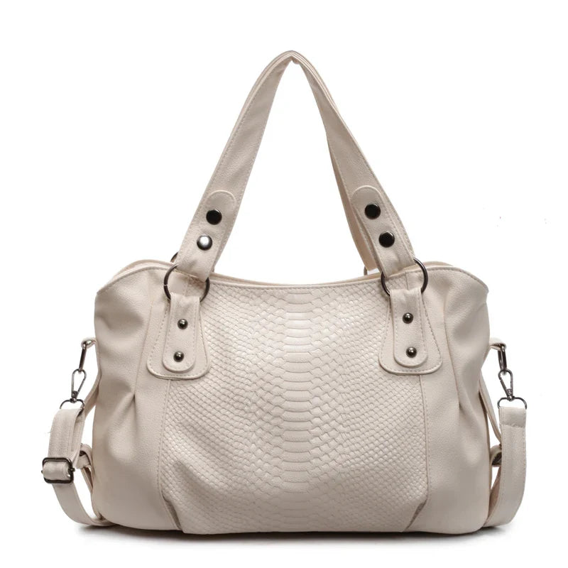 RUBI - Sac à Main de Cours en Cuir Écaillé