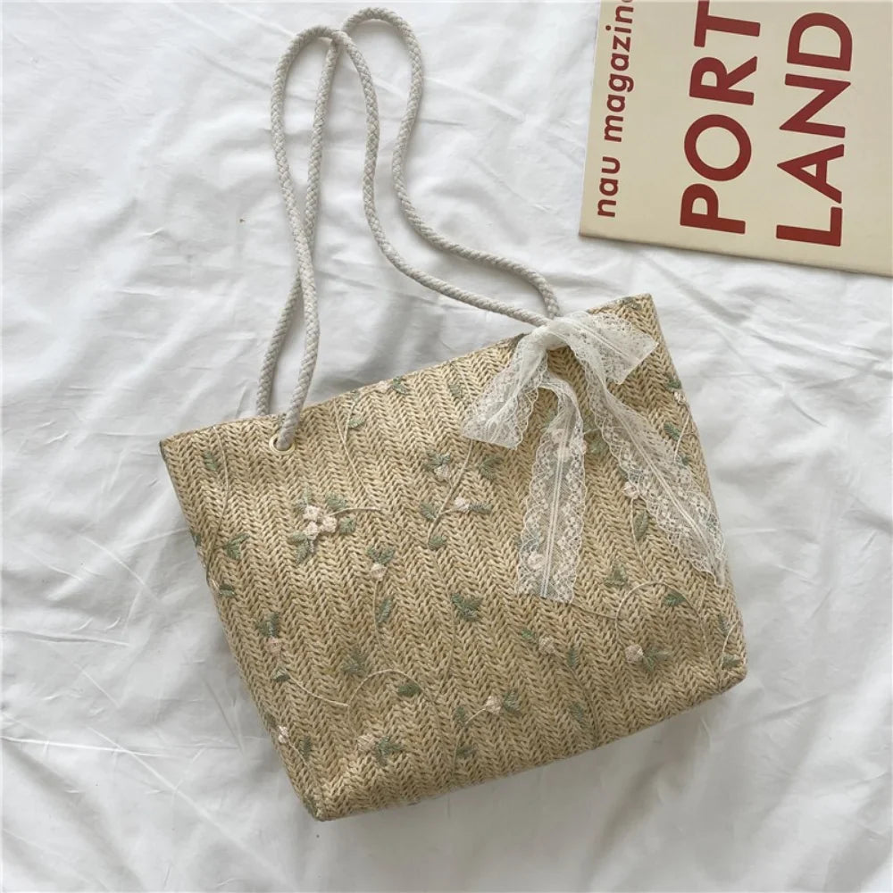 ANNA - Sac à Main Cabas Tissé