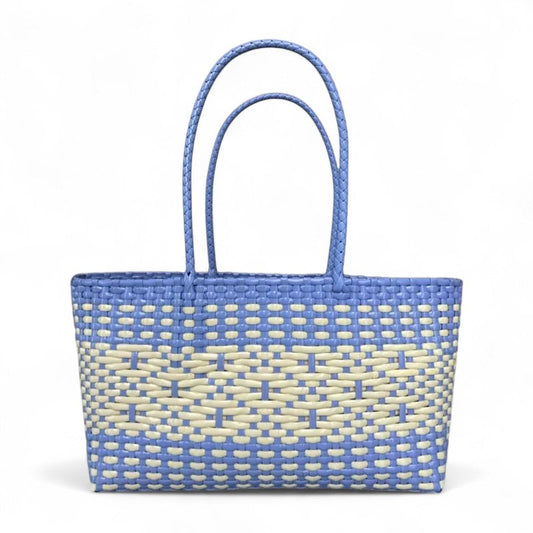 ELODIE - Sac à Main de Plage en Plastique Tissé