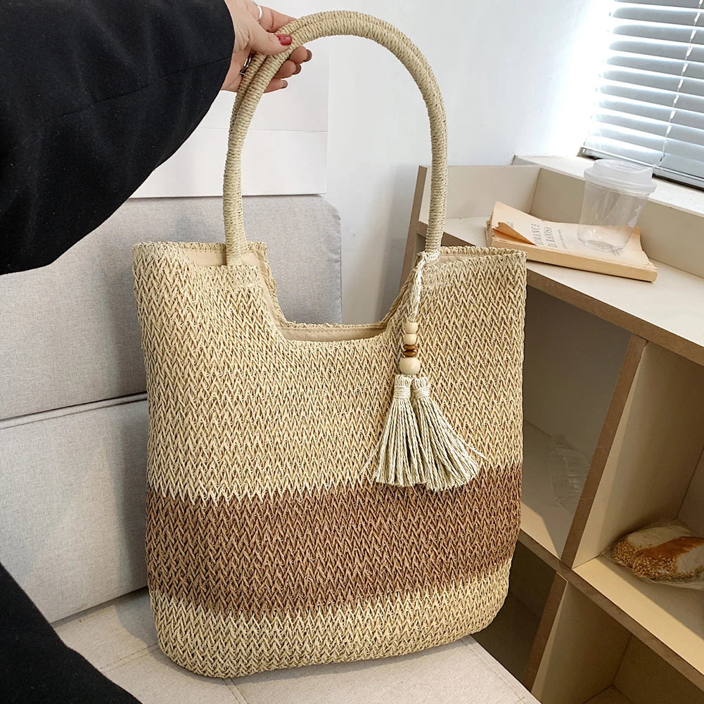 REMA - Sac à Main de Plage en Paille