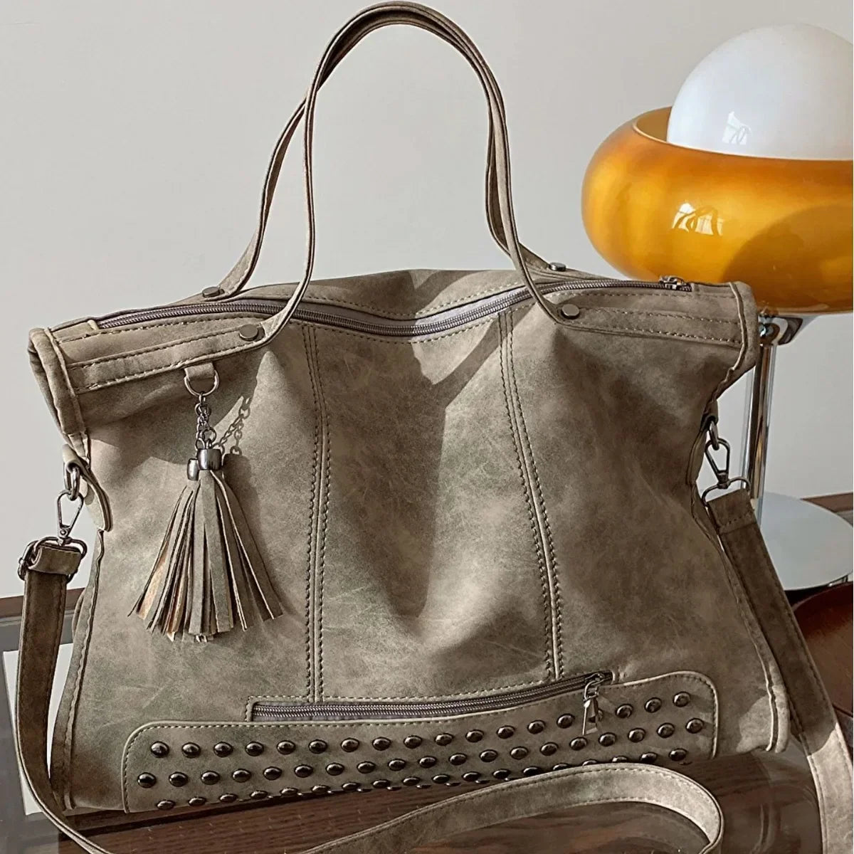 CLIA - Sac à Main de Cours Rétro à Bandoulière