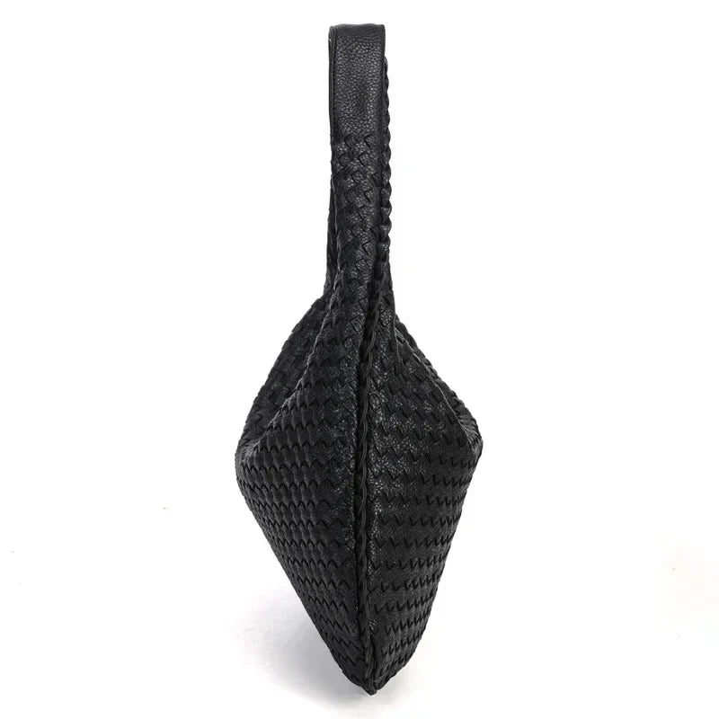 CLARA - Grand Sac à Main Tendance Tissé en Cuir