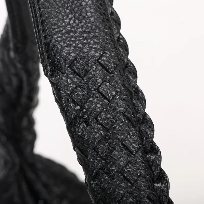 CLARA - Grand Sac à Main Tendance Tissé en Cuir